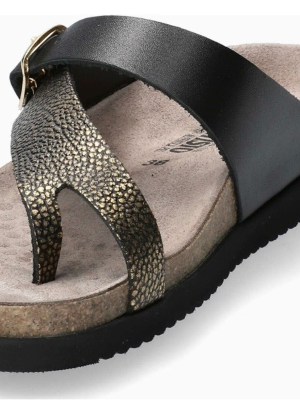 Mephisto New Without Tags Helen Mix Toe Loop Sandals in Gold Condor